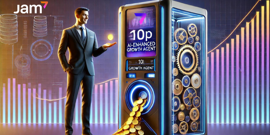 A machine powered by AI that turns 10p in to £1